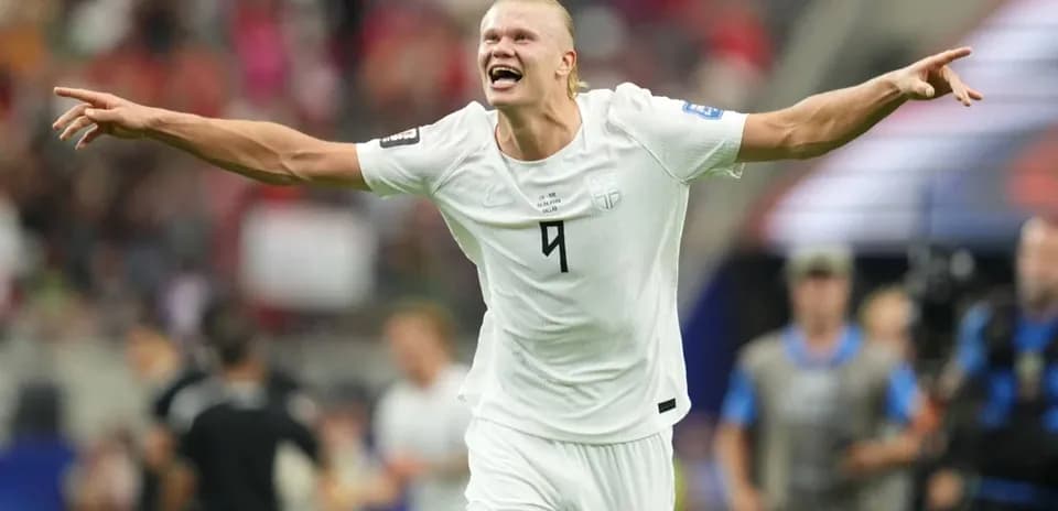 Player celebrating a goal during a match