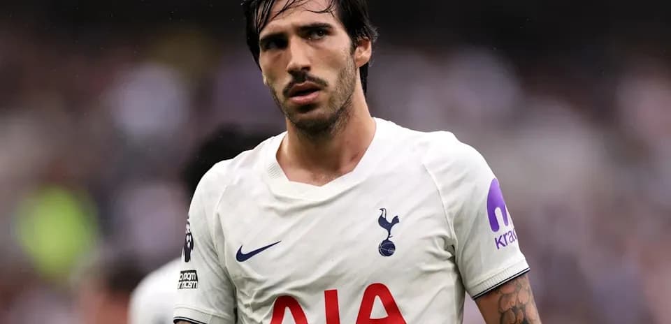 Tottenham player on field during match