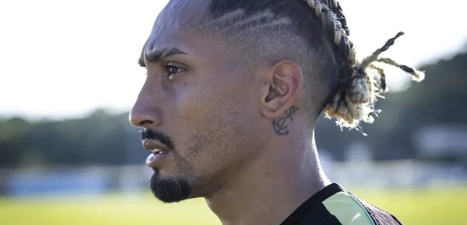 Player with braided hair at training session