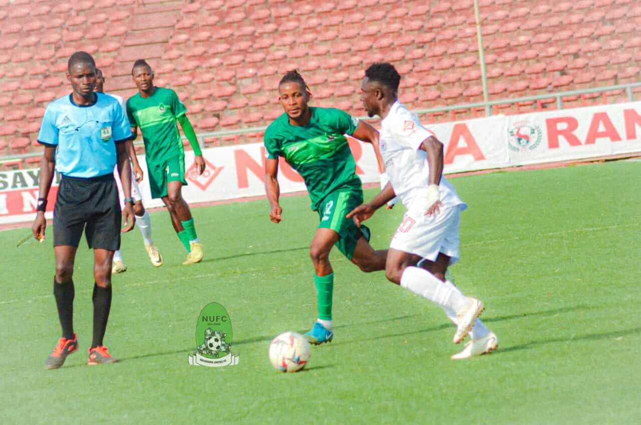 Players competing during Enugu Rangers vs Nasarawa United