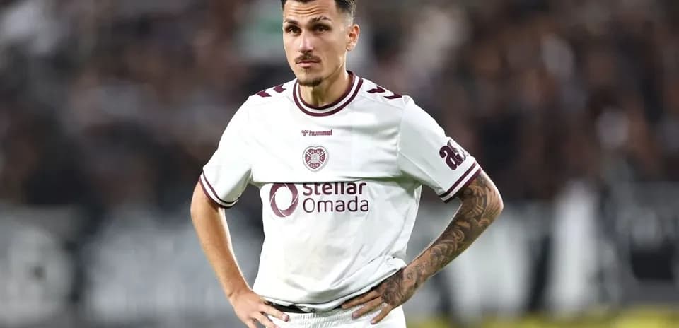 Heart Of Midlothian player during match