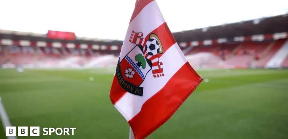 Southampton FC corner flag at stadium