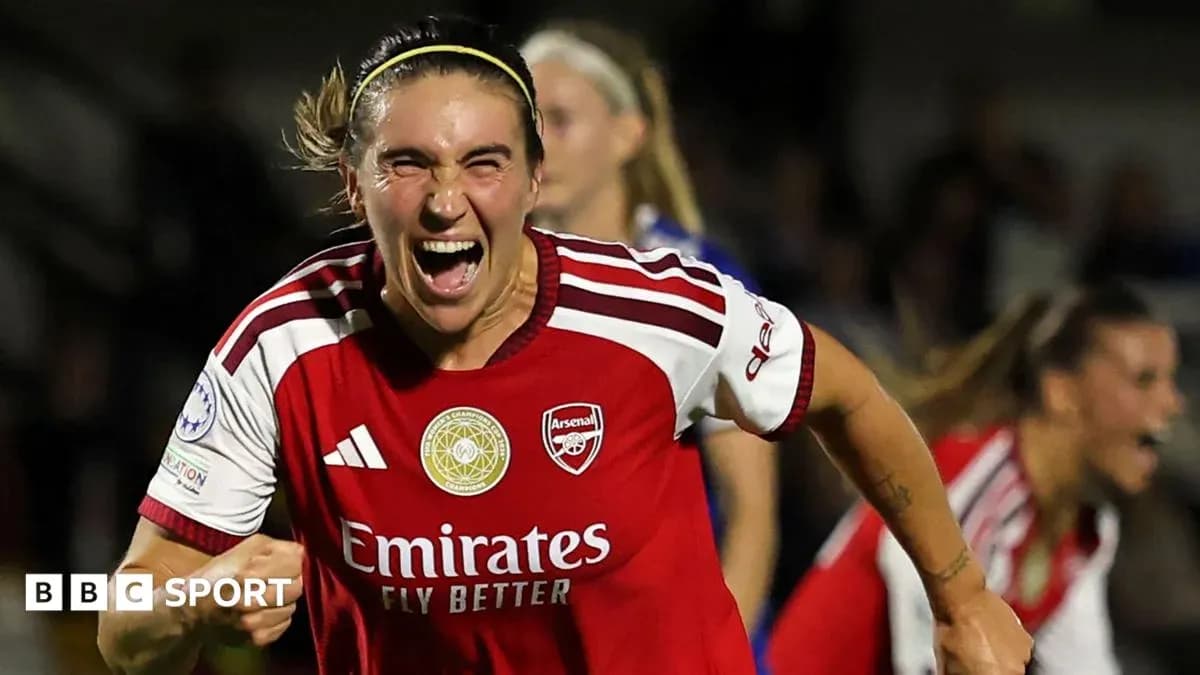 Player celebrating after scoring a goal for Arsenal