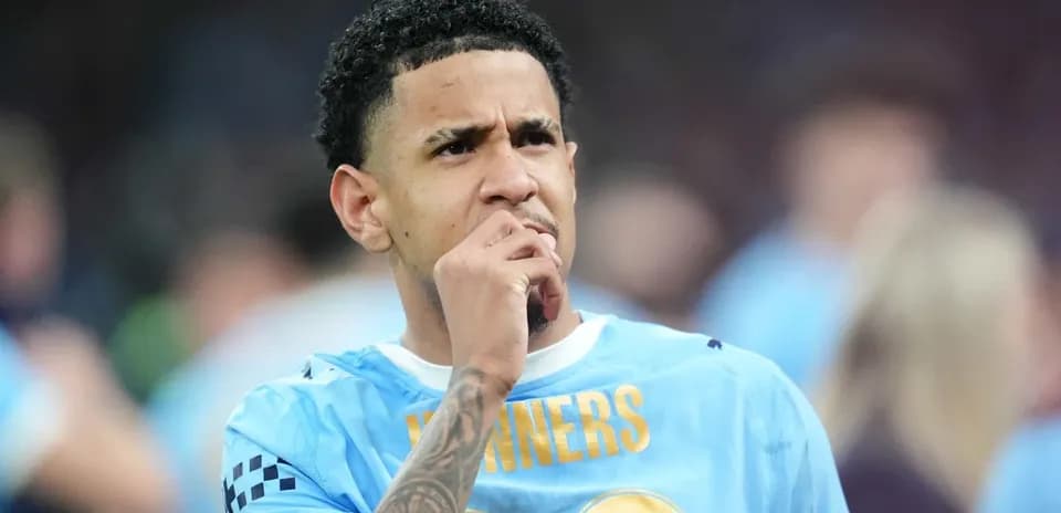 Player contemplating during a match in blue jersey