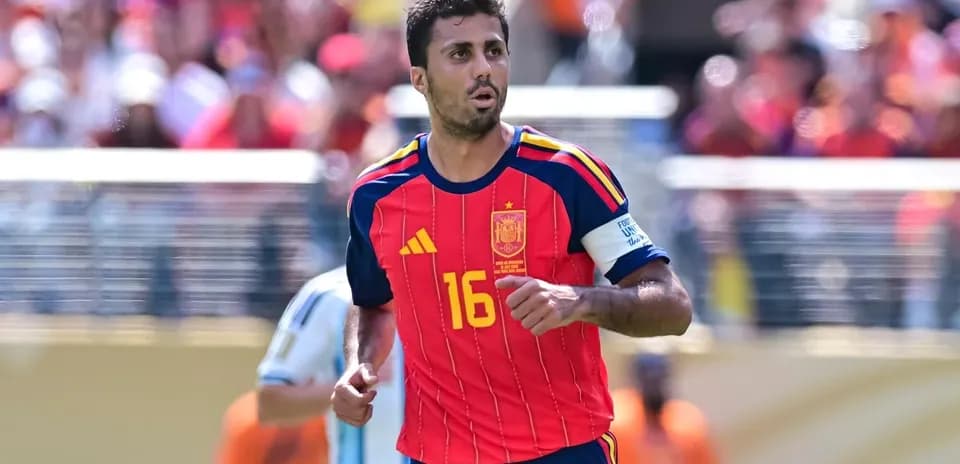 Spain player wearing jersey number 16 during match