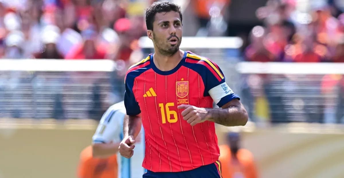 Spain player wearing jersey number 16 during match