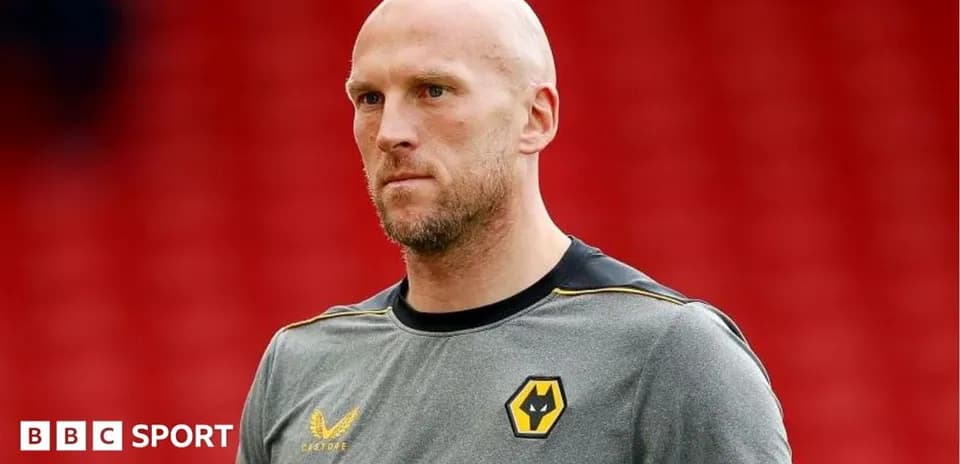 Goalkeeper in Wolves training kit before match