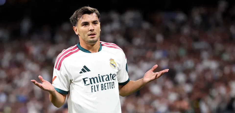 Player gesturing during match at stadium