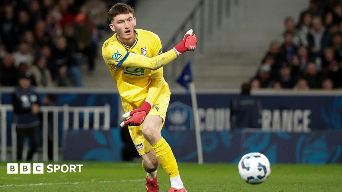 Goalkeeper throwing ball during a match