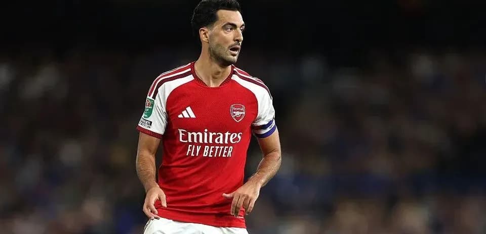 Player in Arsenal jersey during a match