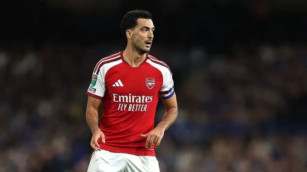 Player in Arsenal jersey during a match
