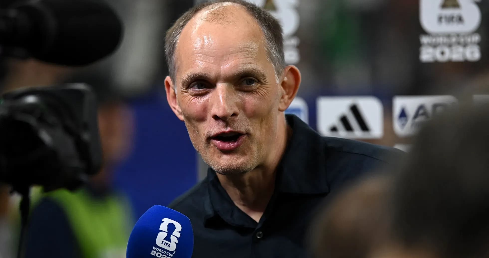 Coach speaking during FIFA World Cup 2026 interview