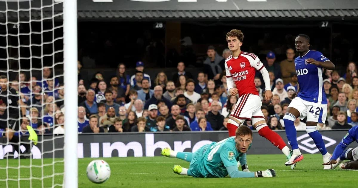 Player celebrating after scoring during match