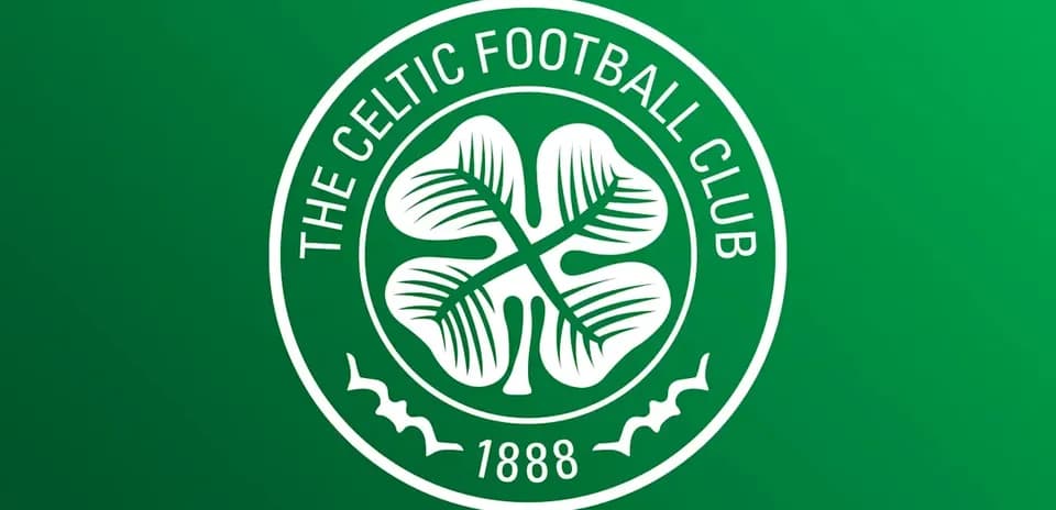 Celtic Football Club logo with green background