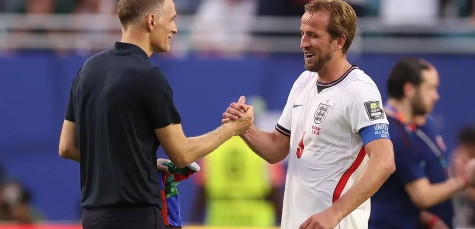 Coach and player shaking hands after match