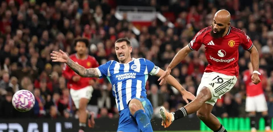 Brighton player challenges Manchester United forward