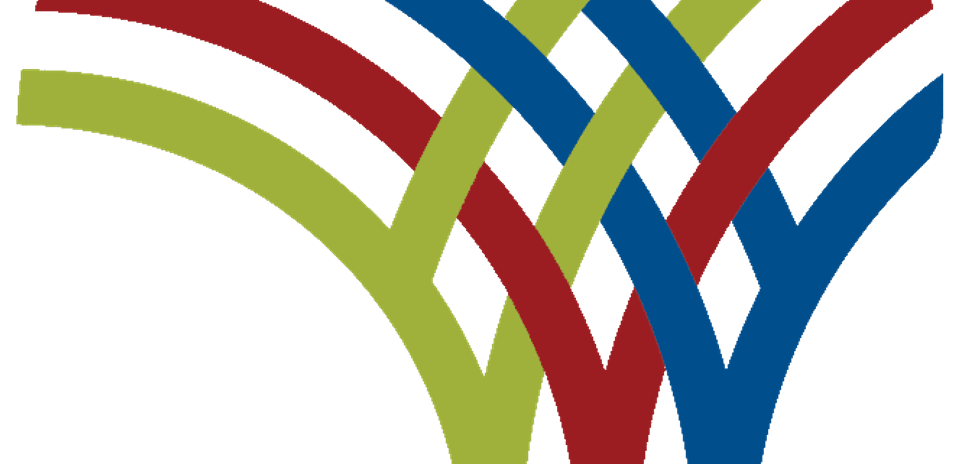 Colorful abstract logo with intersecting lines