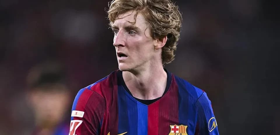Player wearing Barcelona kit during a match