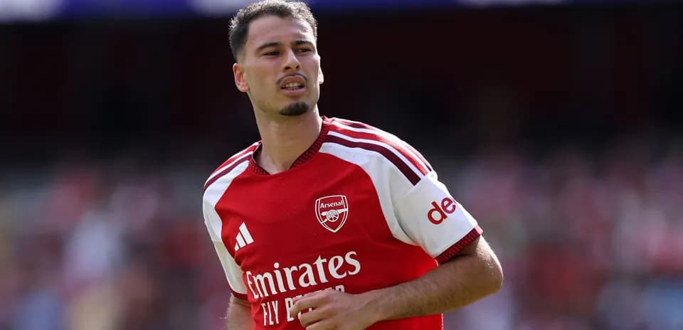 Arsenal player on the pitch during a match