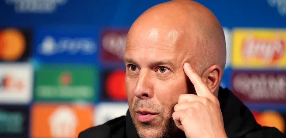 Manager speaking at UEFA Champions League press conference