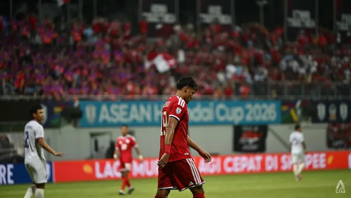 Player walking off the field during match