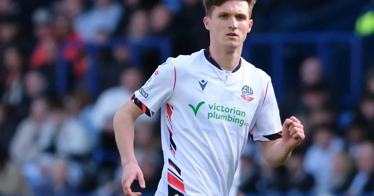 Player in Bolton Wanderers kit during match