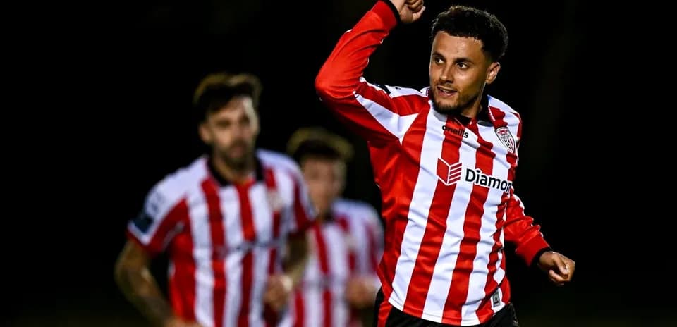 Player celebrating after scoring a goal