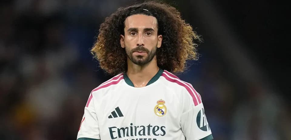 Player in Real Madrid jersey during match
