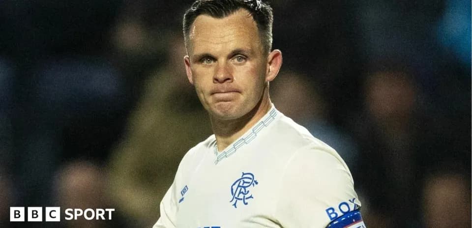 Player wearing Rangers kit during match