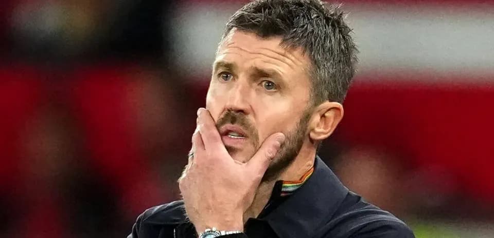 Coach looking thoughtful during match situation