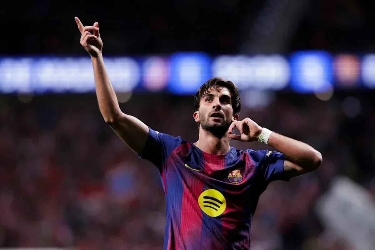 Player celebrating a goal for FC Barcelona