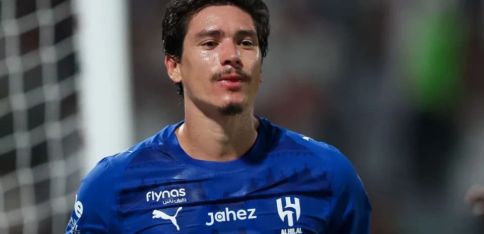 Player in blue jersey during a match