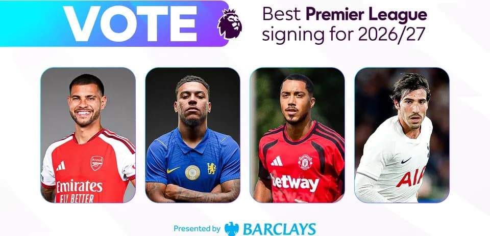 Four players nominated for Best Premier League signing