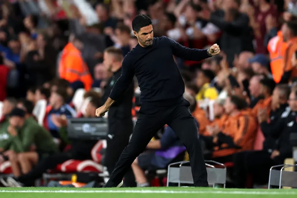 Manager celebrating on the sideline during match