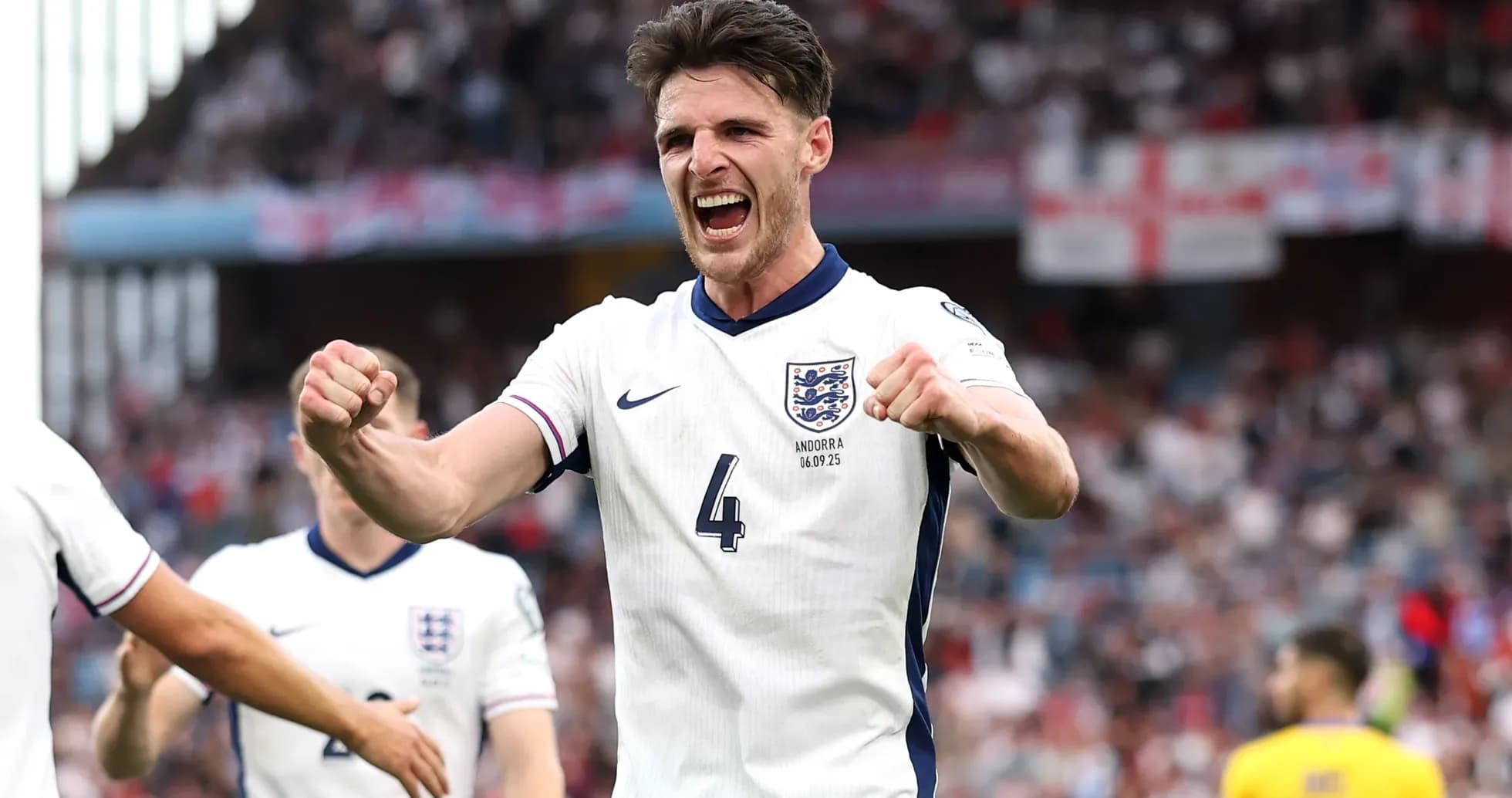 Player celebrating after scoring during match