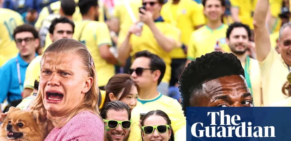 Fans in yellow shirts celebrating at a match