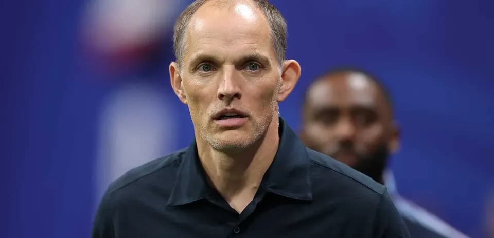 Coach looking on during a match event