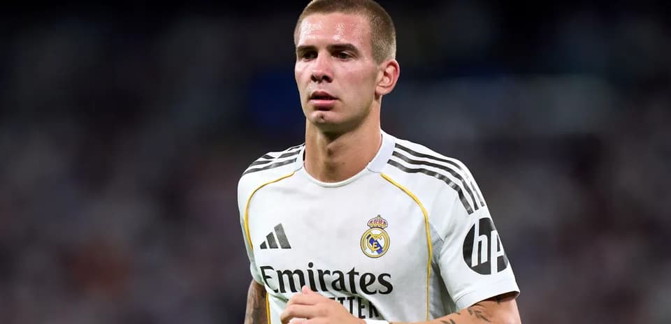 Player in Real Madrid kit during a match