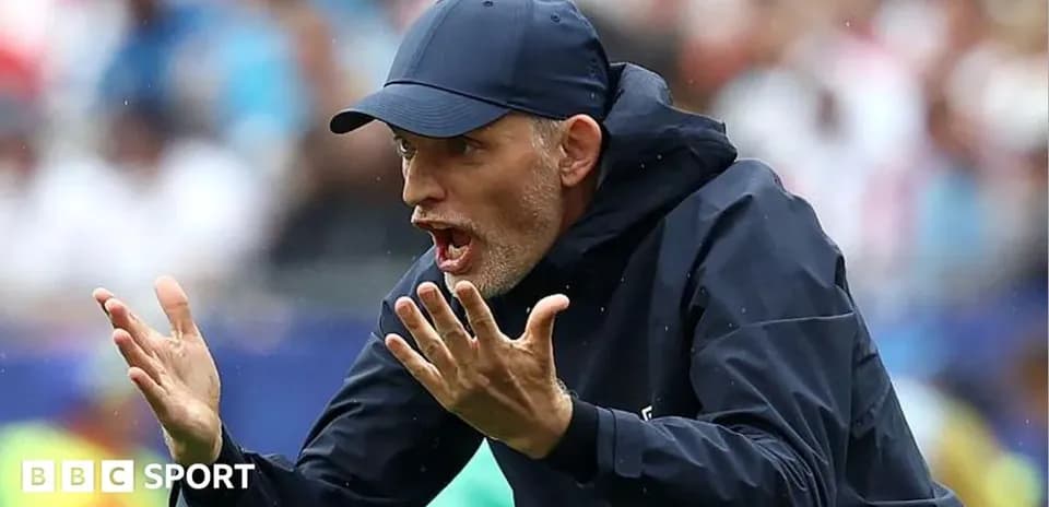 Coach gesturing passionately during a match