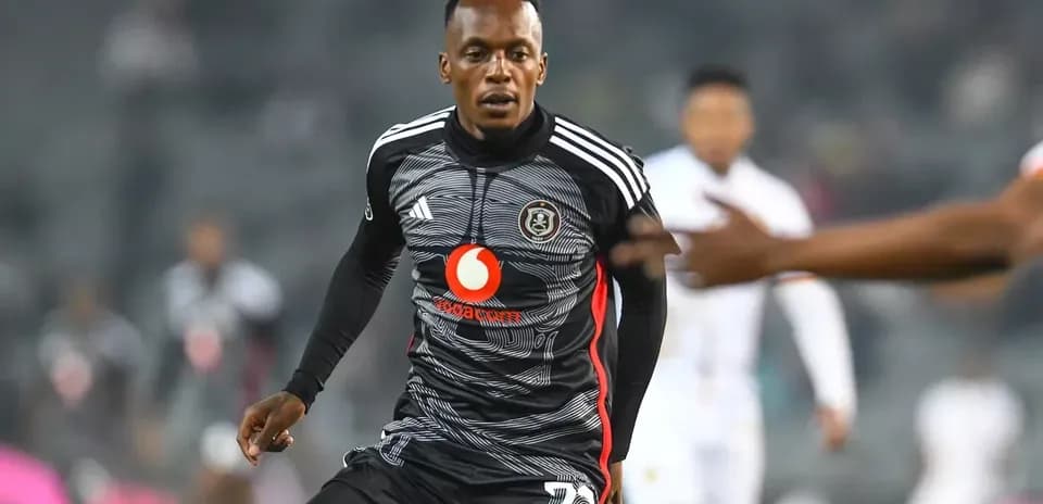 Player in action during a football match