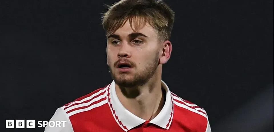 Player in Arsenal kit during a match