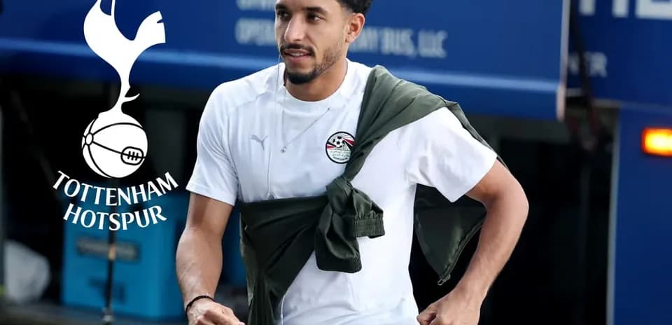 Player wearing Egypt kit arriving at training facility