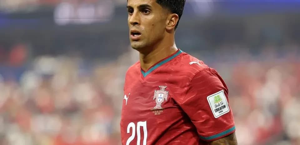 Player in red Portugal kit during match