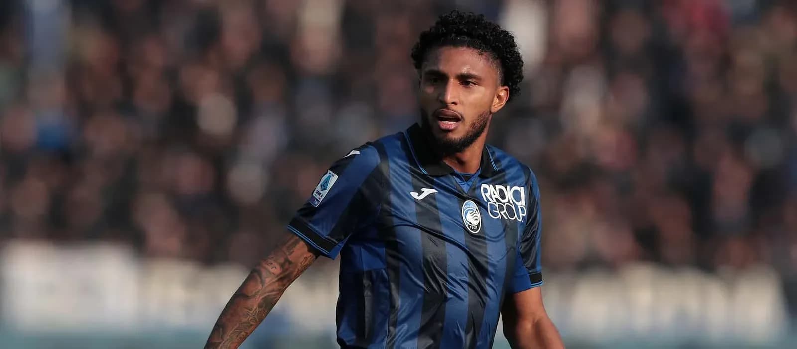 Atalanta player on field during match