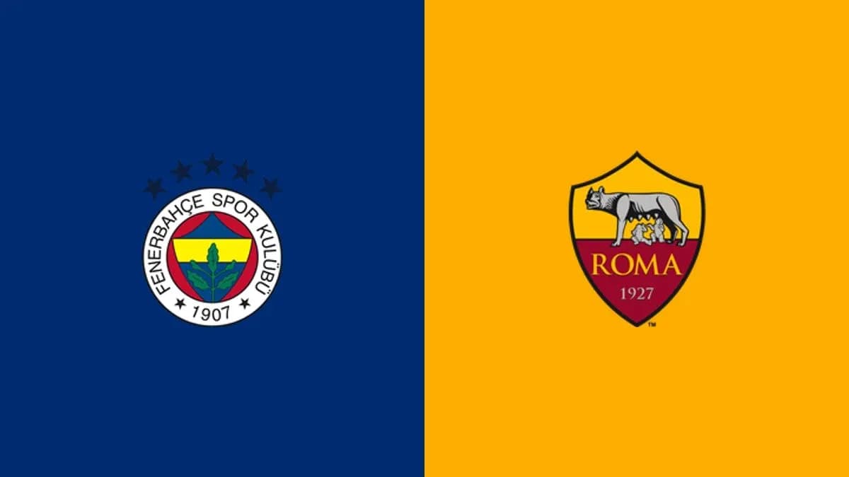 Fenerbahçe and AS Roma club logos side by side