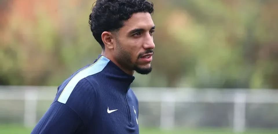 Player during training session at outdoor facility