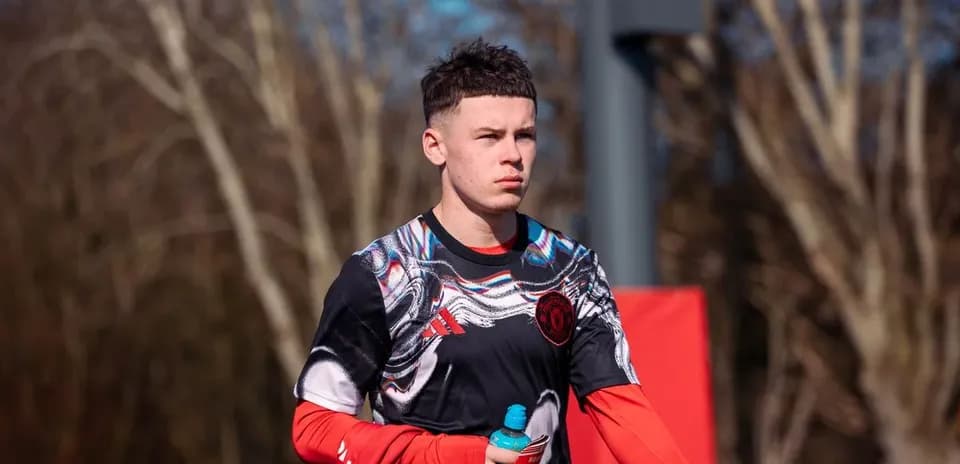 Player walking during training session at Manchester United