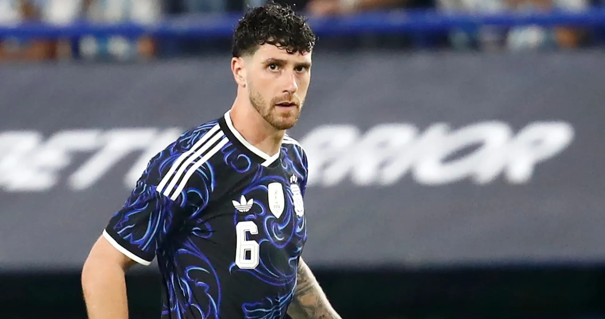 Player in black jersey during soccer match