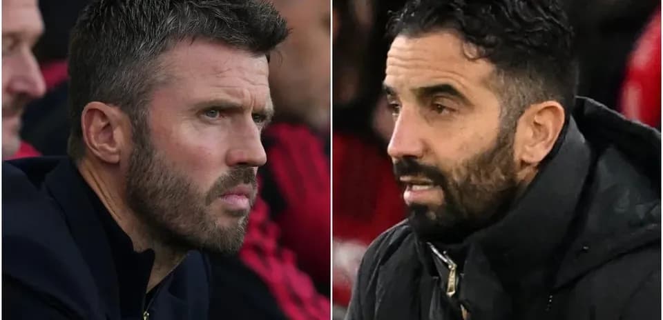 Two coaches observing the match from the sidelines