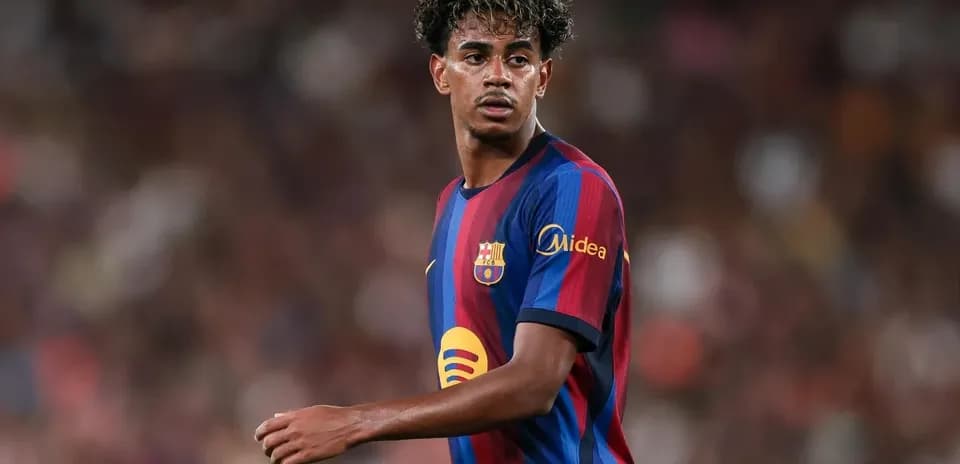 Barcelona player on the pitch during match